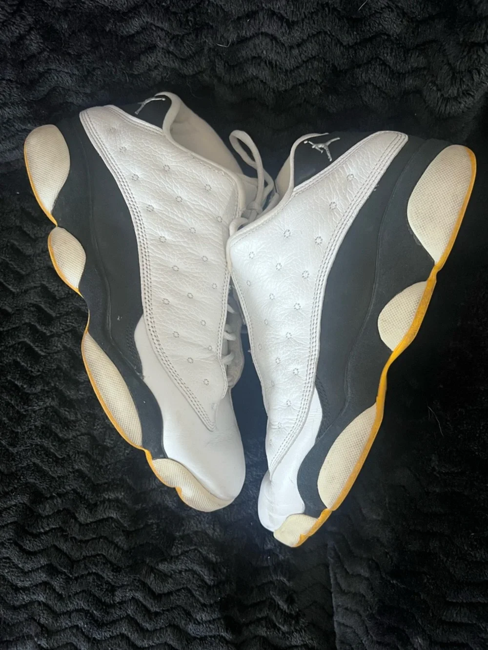 VTG 2005 Nike Air Jordan 13 Retro Low Wht Varsity Maize 310810-104 W/ Box Sz 8.5